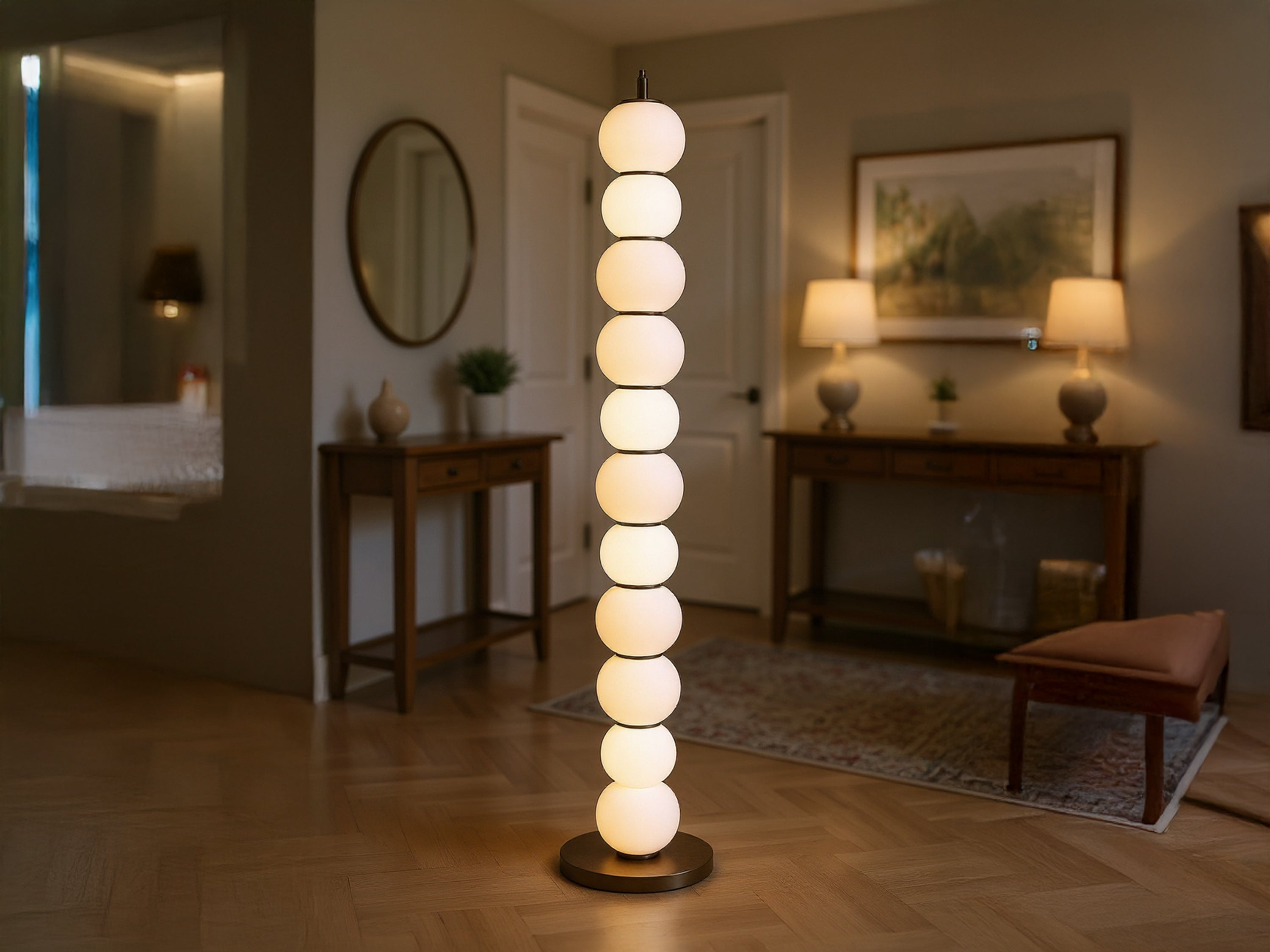 Customized Handmade Glass Floor Lamp